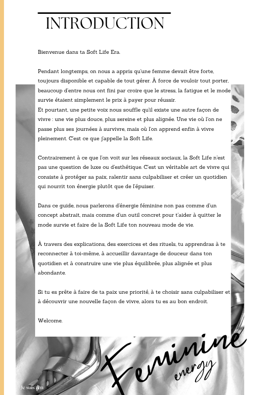 Le Guide de la Soft Life + Fiches Pratique